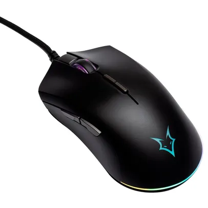 Mouse Gamer Husky Gaming Frost, Preto, 12000 DPI, 7 Botões, Pixart3360