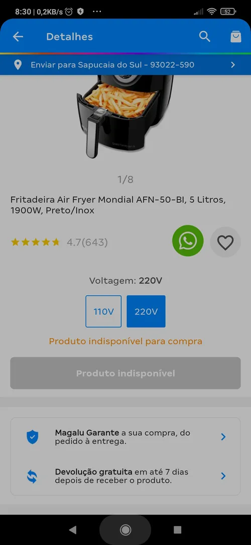 Imagen na descrição da promoção