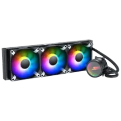 Water Cooler SuperFrame ISENGARD, ARGB, 360mm, Intel-AMD, Controladora, Black, SF-W360