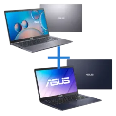 Notebook ASUS X515MA-BR623X Cinza + Notebook ASUS E410MA-BV1871X Star Black