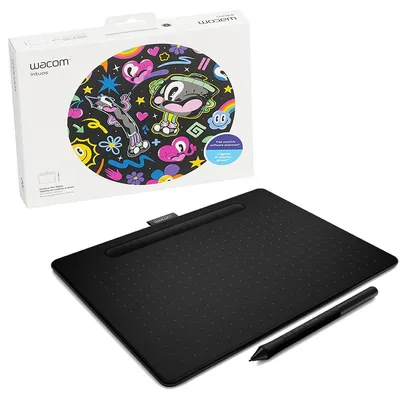 Mesa Digitalizadora Wacom, 4096 Pontos de Pressão, Bluetooth, Preta - CTL-6100WLK0