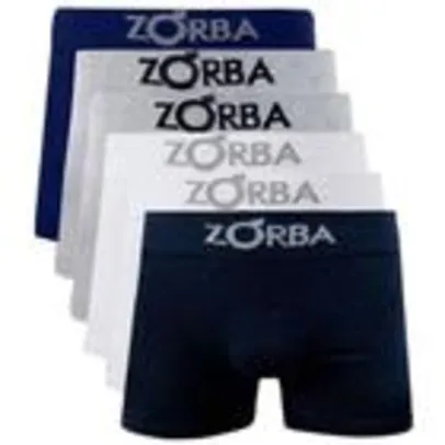 Kit 5 Cueca Boxer Zorba Original - Sortida