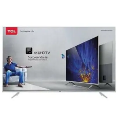 Smart TV LED 4K 65" TCL P6US, 3 HDMI, 2 USB, HDR - R$2994