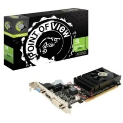 Placa de Vídeo NVIDIA GeForce GT 630 1 GB DDR3 - R$183