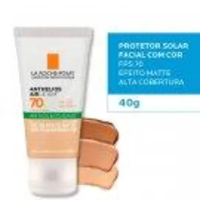 [Dermaclub 69,90] Protetor Solar Facial Anthelios Airlicium Antioleosidade Pele Clara FPS70