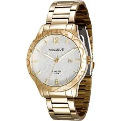 [Shoptime] Relógio Feminino Seculus Analógico R$ 120