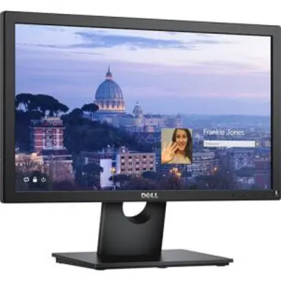 [AME] Monitor LCD LED 18,5" Dell E1916h Preto por R$ 365