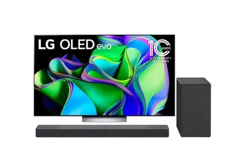  COMBO TV LG OLED EVO C3 55'' + LG SC9S 3.1.3 CANAIS DOLBY ATMOS SOUND BAR