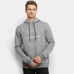 Moletom Quiksilver Script Canguru Masculina | R$75