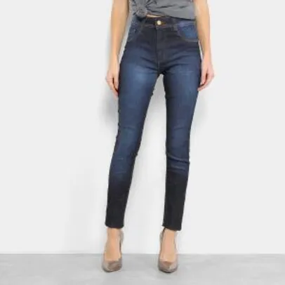 Calça Jeans Skinny Biotipo Melissa Cintura Média Feminina - Azul R$75