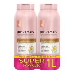 Kit Hidramais Hidratante Corporal Colágeno Ultra e Vitamina E 2 Unidades 500ml Cada