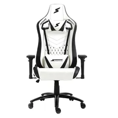 Cadeira Gamer SuperFrame Cleric, Reclinável, 4D, Branco e Preto