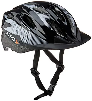 Capacete para Ciclismo MTB 2.0 Tam. G Viseira Removível e 19 Entradas de Ventilação Preto/Branco - BI159 Atrio Adultos