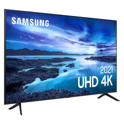 Smart TV Samsung 55" UHD 4K 55AU7700