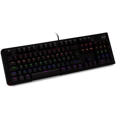 Teclado Mecânico Gamer Dazz Predator, RGB, Switch LC Optical, ABNT2, Preto - 625309