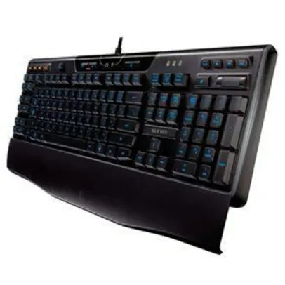 Teclado Gaming Keyboard G110, USB, Ergonômico, Iluminação por LED, Preto - Logitech