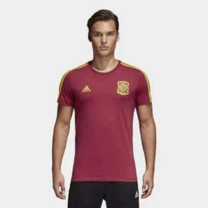 Camiseta 3-stripes Espanha 2018 - R$89,99