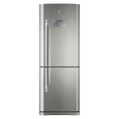 Geladeira Refrigerador Frost Free Inox 454l Bottom Freezer Electrolux DB53X