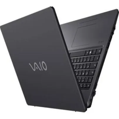 Notebook VAIO Fit 15S B5511B Intel Core i7 4GB 128SSD Tela LCD 15,6" Windows 10 - Chumbo R$2465