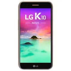 Smartphone LG K10 2017 Tela 5.3” 2 Chips 32GB 4G Câmera 13MP Android 7.0 - Dourado