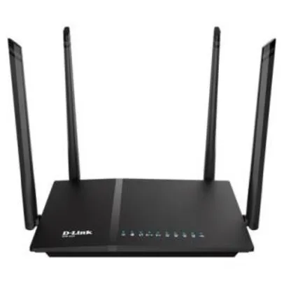 Roteador D-Link Gigabit AC 1200Mbps, 4 Antenas - DIR-825 | R$ 219