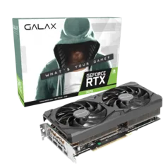 Placa de Vídeo Galax NVIDIA GeForce RTX 3070 (1-Click OC), LHR, 8GB, GDDR6, DLSS, Ray Tracing, 37NSl