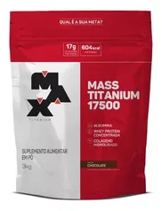 Suplemento em pó Max Titanium Refil carboidratos sabor chocolate em sachê de 3kg