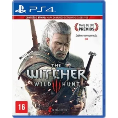 [Americanas] Game - The Witcher 3: Wild Hunt - PS4 por R$ 87,99