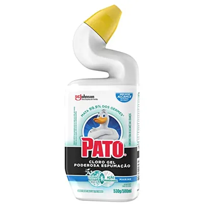 Pato Limpador Sanitário Cloro Gel Ativo Marine 500Ml