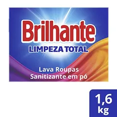 [PRIME] Lava Roupas em Pó Brilhante 1.6kg | R$ 8,32