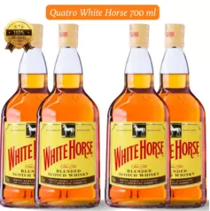 Kit 4 Whisky White Horse 700Ml