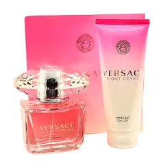 Kit Bright Crystal Versace Eau de Toilette 90ml + Body Lotion 100ml - PanVel Farmácias