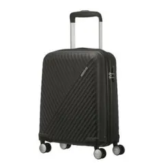 Mala de Viagem Média American Tourister Visby com Rodas Duplas com Giro 360° em ABS Preta - By Samsonite