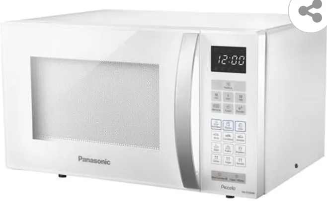 Forno de Micro-ondas Panasonic NN-ST65HWRUN com Receitas Pré-Programadas - 32L | R$517