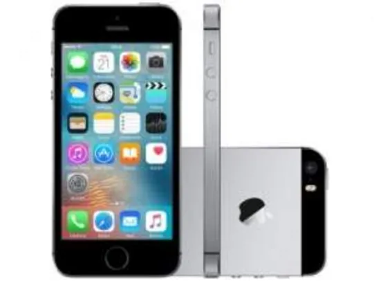 [MAGAZINE LUIZA] iPhone SE Apple 64GB Cinza Espacial 4G Tela 4 - Retina Câm. 12MP iOS 9 Proc. Chip A9 Touch ID (Frete Gratis) - R$2700