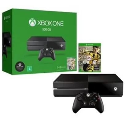 [Microsoft Store/ Meliuz] Xbox One 500G8B FIFA 17 por R$ 1199