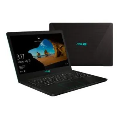 Notebook Gamer F570ZD-DM387T, Processador AMD Ryzen 5, 8GB de Memória, 1TB, Tela de 15,6", Geforce GTX1050 4GB NVIDIA - Asus - R$3679