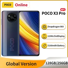 Smartphone POCO X3 PRO 6GB/128GB - R$1112 