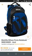 MOCHILA WILSON PORTA NOTEBOOK WMC20009 - AZUL R$ 109