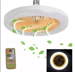 Ventilador De Teto Com Luzes Led E Ajuste De Controle Remoto