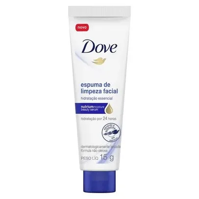 Espuma De Limpeza Facial Dove Hidratação Essencial 15g | R$1,50