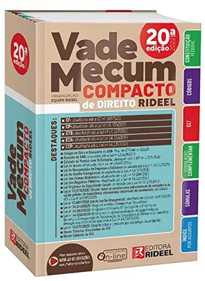 Vade Mecum Compacto de Direito Rideel - 1° Semestre 2022