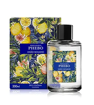 [ PRIME ] PHEBO - Deo Colônia Limão Siciliano 200ml