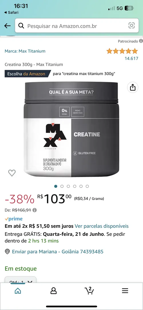 Imagen na descrição da promoção