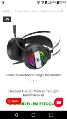 Headset gamer mancer