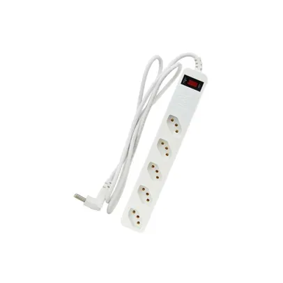 Filtro de linha + DPS 5 tomadas iClamper Energia 5 - Proteção contra raios e surtos elétricos - Branco | R$45
