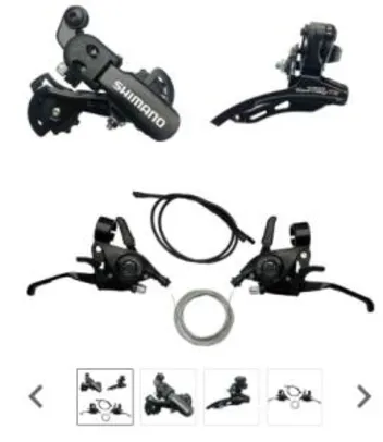 Kit Cambio 21v Shimano Tz 31 Trocadores+Cambio Diant e Traseiro | R$ 120