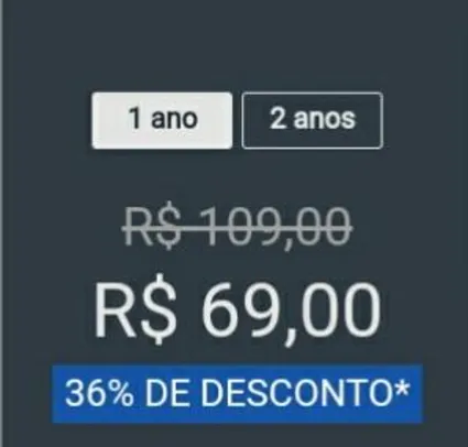 Norton 360 1 ANO POR R$ 69