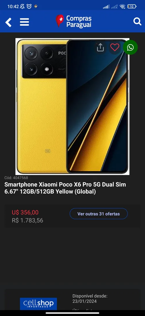 Imagen na descrição da promoção