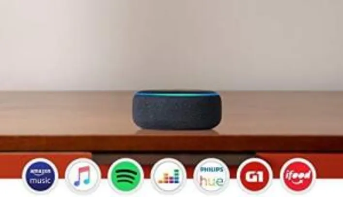 Apenas para quem é Prime - Echo Dot (3ª Geração): Smart Speaker com Alexa - Cor Preta